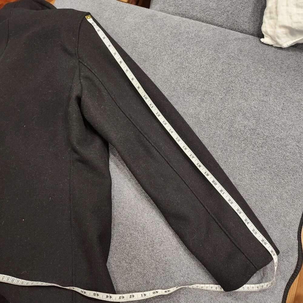 Schott Bros Perfecto 764 Wool Peacoat Black Men’s XL Made in USA - Picture 15 of 16